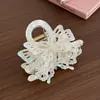 Presilha de Cabelo Borboleta Super Elegante de Madrepérola com Strass e Pérolas, Acessório de Cabelo de Luxo Versátil para Penteados