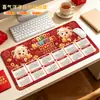 Mouse Pad de Borracha Natural Antiderrapante Extra Grande Espessado Borda Travada Empresa de Publicidade Grande Pad de Mesa Fabricante Em Estoque Calendário