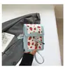 Bolso Pequeño Cuadrado Fresco y Dulce para Mujer, Bolso para Teléfono Móvil, Nuevo Estilo Verano 2026, Bolso de Hombro con Estampado Elegante, Bolso Cruzado de Diseño de Nicho