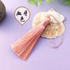 Nudo chino borla pendiente de oreja pendientes marcapáginas diy colgante de abanico de oreja para colgar accesorios de ropa cheongsam Hanfu material