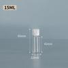 30 50ml100 ml botella de plástico con tapa abatible tapa de mariposa pet transparente botella separada botella de emulsión botella exprimible para líquidos