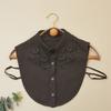Cuello Falso Flor Soluble en Agua Artesanía Pesada Camisa Elegante Cuello Falso Cuello Guangzhou Fabricante Transfronterizo Venta al por Mayor al Contado