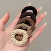 Faixa de Cabeça 2025 Nova Elegante Elástico de Borracha Prendedor de Cabelo Feminino Alta Elasticidade e Durável Faixa Grossa de Cabelo Adulto Corda para Cabelo de Rabo de Cavalo Alto