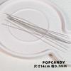 Aguja para abalorios ojo de aguja 55 mm agujero grande fácil de pasar cuerda cuentas pequeñas agujeros pequeños cuentas cuentas de arroz auxiliar manual herramienta universal
