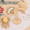 Estilo Antiguo Broche Dinastía Han Accesorios Base Paquete de Material Bordado a Mano Nuevo Chinoiserie Paquete Base Tela Brocado Song