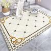 Alfombra de sala de estar de estilo chino y europeo con patrón de mármol, tapete para mesa de centro, sofá, dormitorio, habitación completa, mesita de noche moderna y sencilla para el hogar