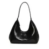Bolso de Mano Retro Casual Tipo Bollo para Mujer 2025 Otoño Nuevo Cuero Mate Textura de Alta Calidad Bolso de Hombro Único