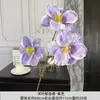 Tulipas Estrangeiras Simuladas de 3 Cabeças Decoração de Salão de Casamento Fundo de Flor de Seda Arranjo de Flores de Tulipa Paisagismo de Hotel Arte Floral