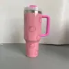 Copo de Gelo de Aço Inoxidável Transfronteiriço 30oz Desenho Animado Gatinho Kt Copo Térmico Grande Capacidade Alça Portátil Porta-Copos de Carro Venda por Atacado