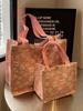 Bolsa de Lienzo Estilo Ins Coreano para Mujer 2026 Nueva Moda Trendy Bolso Tote para Viajes Diarios para Estudiantes Universitarias Bolso de Hombro para Clase