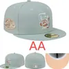 Nuevos Sombreros de Talla de Comercio Exterior Gorras Cerradas de la MLB para Hombres y Mujeres, Gorras de Béisbol Bordadas Hip-Hop, Sombreros para Protección Solar al Aire Libre