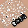 Redanco5D Repujado Popular Dibujos Animados Pegatinas para Uñas Serie de Halloween Calcomanías Estéreo para Uñas Dr1250