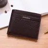 Al por mayor en stock 2025 Nuevo Cartera Fina Retro Europea y Americana para Hombre Estilo Corto Billetera para Billetes de Dólar y Monedas para Hombre