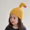Gorro de Protección para Orejas de Niño para Otoño e Invierno, Lindo y Adorable Gorro de Lana Tejida para Bebé con Diseño de Pingüino Pequeño que Chilla, Cálido y a Prueba de Viento