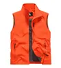 Colete Masculino Fino de Primavera e Outono com Bordado e Estampa para Fotografia ao Ar Livre, Montanhismo, Pesca, Roupas para Trabalho de Resgate