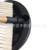 [Recogedor Plegable con Mango de Bambú] Juego de Escoba para el Hogar Recogedor de Plástico Plegable y Cabeza de Escoba de Plástico