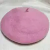Otoño e Invierno Nuevo Moda Coreana para Mujer Boina de Piel Sintética de Conejo Color Sólido Sombrero Grueso Cálido Sombrero de Yema Artístico Retro