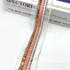 Nova Renda de Bordado Estilo Étnico com Lantejoulas e Fio Metálico Acessórios de Roupa Populares Retrô 5,5 cm de Largura
