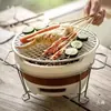 Estufa de barbacoa, estufa para hacer té, estufa lateral casera de estilo antiguo para interiores, estufa de barbacoa de celebridad de internet, estufa de barro de carbón, estufa de carbón para exteriores