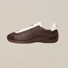 [Versão em Couro Macio] Sapatilhas de Treino de Ballet Femininas 2025 Novas Sapatos Forrest Gump com Aumento Interno de Altura Sapatos Casuais Planos Retrô