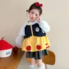 Abrigo de Otoño para Niñas 2026 Nueva Moda Elegante Chaqueta de Princesa Blancanieves para Bebés, Top de Otoño de Moda