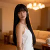 Peluca de Pelo Largo para Mujer, Estilo Lolita de Longitud Media, Estilo JK Fino de Verano, Cosplay para Cross-Dresser, Peluca Completa Negra Larga Recta