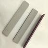 Tira cuadrada gris para pulir uñas directa de fábrica con dientes tira eva de doble cara para manicura, para limar bordes, lima de uñas de doble cara