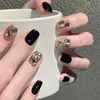Armadura de mano sentido avanzado hecho a mano ins explosiones diamante roto mariposa uña piezas de uña al por mayor uñas portátiles