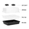 Caja de Plántulas de Tamaño Grande Caja de Germinación con Tapa Alta Caja de Cultivo para Plantar Maceta Rejillas de Ventilación Plántula Tapa Alta Especial para Plántulas de Horticultura
