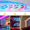 Tira de Luz LED Cob Flexible Súper Brillante de 5V Ancho 8mm Autoadhesiva Sin Parpadeo Tira de Luz Lineal para Decoración de Coche de E-Sports Tira de Luz Suave