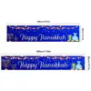 Amazon Transfronteiriço Novo Candelabro Hanukkah Judaico Banner Decoração de Jardim Suprimentos para Festa Tecido de Fundo