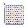 Pano Europeu de Veludo Coral com Estampas de Flores e Grade Abacaxi Pano de Cozinha Forte Absorvente Pano de Prato Doméstico para Lavar Louça Limpeza Toalha de Mesa