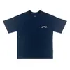 Nueva Camiseta de Manga Corta con Bordado de Margarita Estilo Chino, Cuello Redondo, Hombro Normal, para Hombre, Holgada, Transpirable, Verano, Seda de Hielo, Fresca
