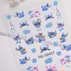 Lindas Pegatinas para Uñas de Stitch 5D Relieve Tridimensional Lilo y Stitch Mickey Mouse Pegatinas para Uñas Artísticas Accesorios Estilo Hg
