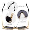 2267 caja de metal gafas de sol de una pieza deportivas europeas y americanas Amazon tendencia outdoor moda futura hip hop hombres