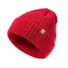Gorro de punto transfronterizo para niños para otoño e invierno, gorro cálido y grueso con protección para las orejas, logotipo personalizable, gorro de lana a prueba de viento para niños y niñas
