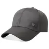 Chapéu Novo Estilo para Primavera e Outono, Boné Protetor Solar para Uso Externo para Homens de Meia-Idade e Idosos, Boné de Baseball Simples Casual com Aba Rígida