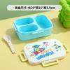 Lancheira infantil de desenho animado com sereia, três compartimentos, aquecida no micro-ondas, com tigela para salada e compartimento hermético para frutas e legumes.