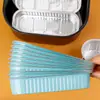 Tigela de Folha de Alumínio, Tigela Especial para Air Fryer, Resistente a Altas Temperaturas, Reutilizável para Forno Doméstico, Pudim, Forma de Folha de Alumínio, Grau Alimentício