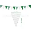 Novas Bandeiras Triangulares Verdes Simples da Amazon com Tema de Golfe para Decorações e Suprimentos de Festa de Aniversário