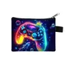 2026 Nova Bolsa de Moedas Pequena com Estampa de Controle de Jogo Legal Portátil com Zíper Mini Bolsa Exclusiva para Fones de Ouvido