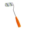 Pincel Rolo de Derretimento Quente Amarelo e Azul para Pintura de Parede 4 polegadas 6 polegadas Pincel Rolo Mini Misturado Sem Canto Morto Pincel Mini Atacado