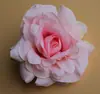 Flor de rosa artificial cabeza de flor boda tela de seda floral DIY arco T mesa decoración fondo flor rizada Rosa
