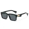 2026 Nuevas Gafas de Sol Cuadradas Transfronterizas Moda Europea y Americana Diseño Rectangular Simple t Gafas de Sol Retro Pesadas para Hombre