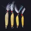 Señuelo de Lentejuelas para Lanzamientos Largos, Señuelo de Cabeza de Serpiente con Anzuelo, Lentejuela Plumada para Pescar Peces Cabeza de Serpiente, Pez Mandarín y Perca