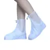[Especial para Pedidos - Por favor, contacte a Servicio al Cliente antes de realizar un pedido] Cubrebotas de Lluvia Gruesos con Cremallera Cubrezapatos de Lluvia de PVC de Media Pantorrilla