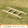 Jardín de Infancia Caja de Juegos Anji Barra de Equilibrio Infantil Marco de Trepa con Rodillos Escalera de Madera Carbonizada Equipo de Entrenamiento Sensorial para Exteriores