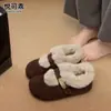 Couro Genuíno Solado Grosso Salto Escondido Forro de Pelúcia Sapatos Birkenstock Femininos 2026 Novo Inverno Celebridade da Internet Mais Vendidos Quentes Sapatos de Algodão