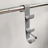 Suporte para Tubo de Piscina Suporte Gancho para Piscina Rack de Armazenamento para Roupas e Utensílios de Exterior