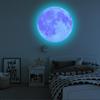 40 cm novo colorido lua adesivos de parede fluorescente ciclo luminoso fábrica direta comércio exterior amazon